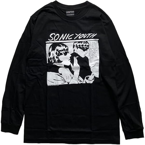 Amazon.co.jp: [wall of fame] ロックTシャツ 長袖 ロンT Sonic Youth